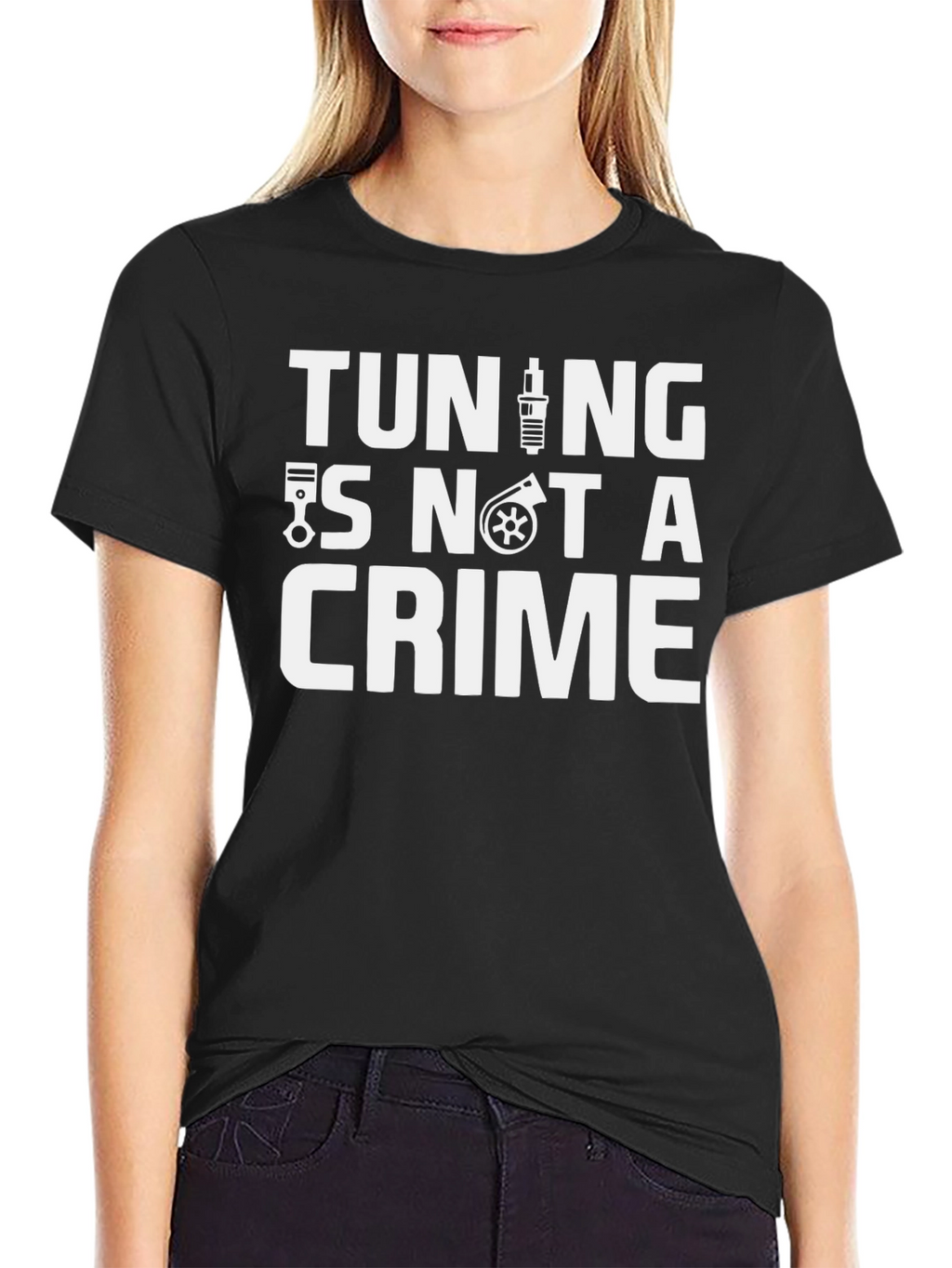Tuning is Not A Crime Graphic T-Shirt