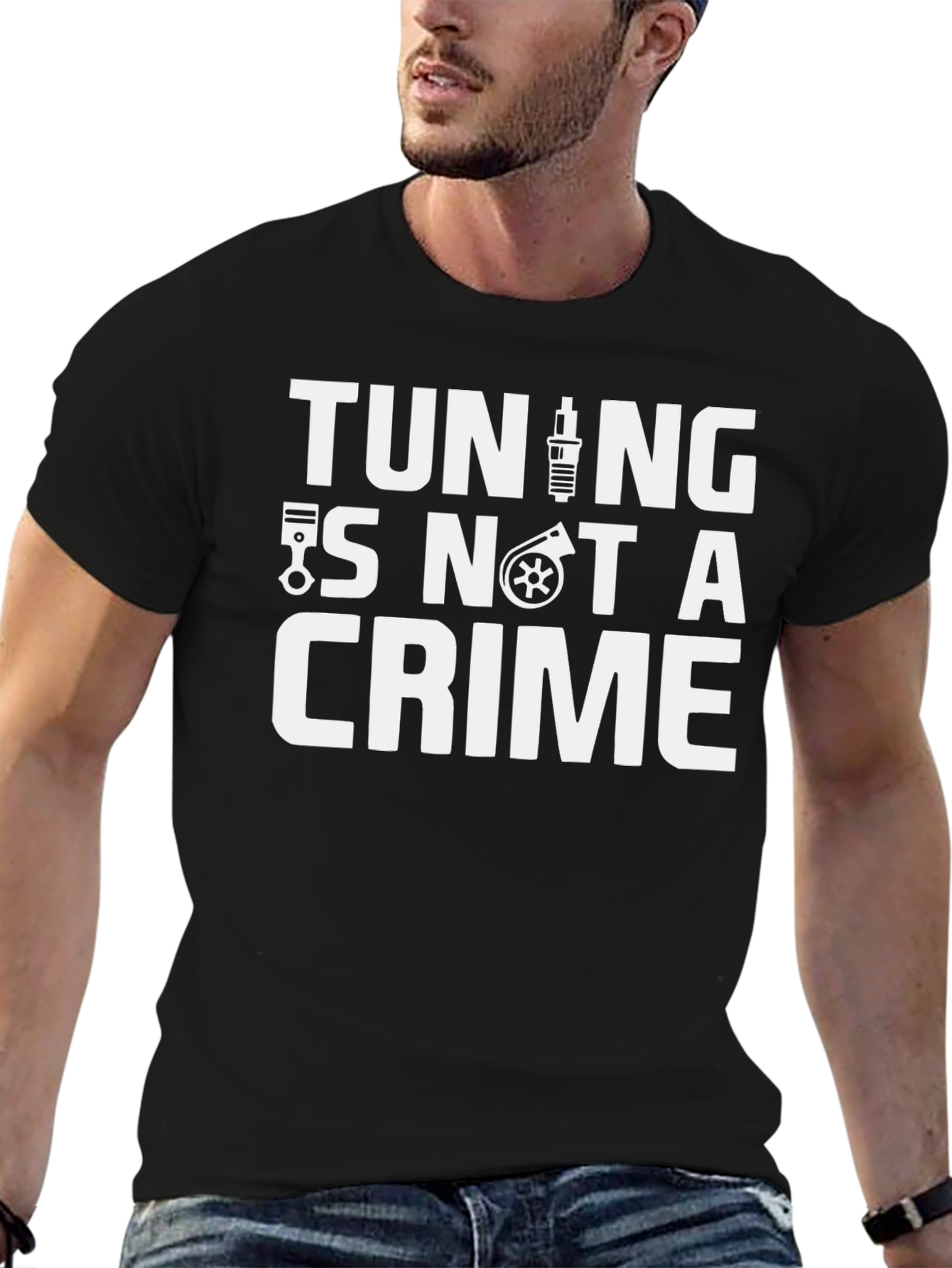 Tuning is Not A Crime Graphic T-Shirt
