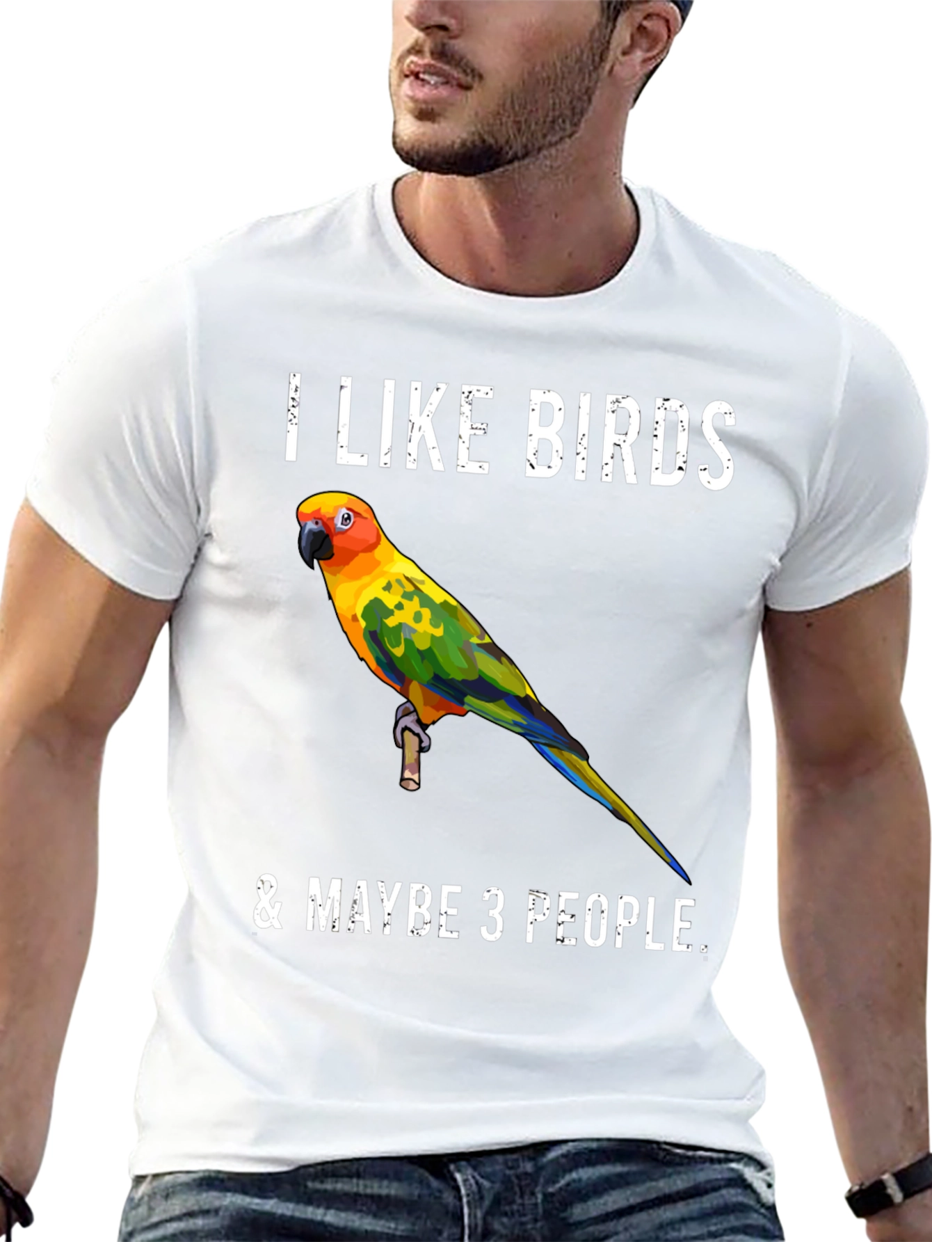 I Like Birds & Maybe 3 People T-Shirt
