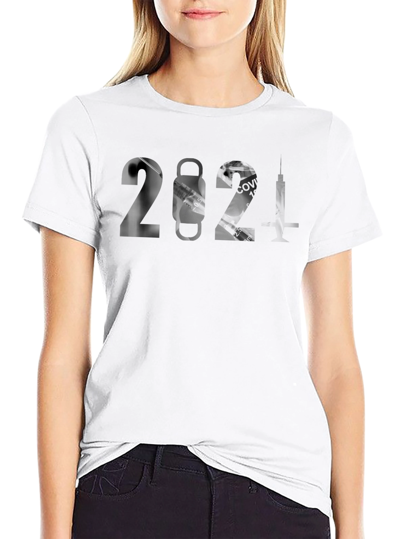 2021 Covid Mask & Vaccine T-Shirt