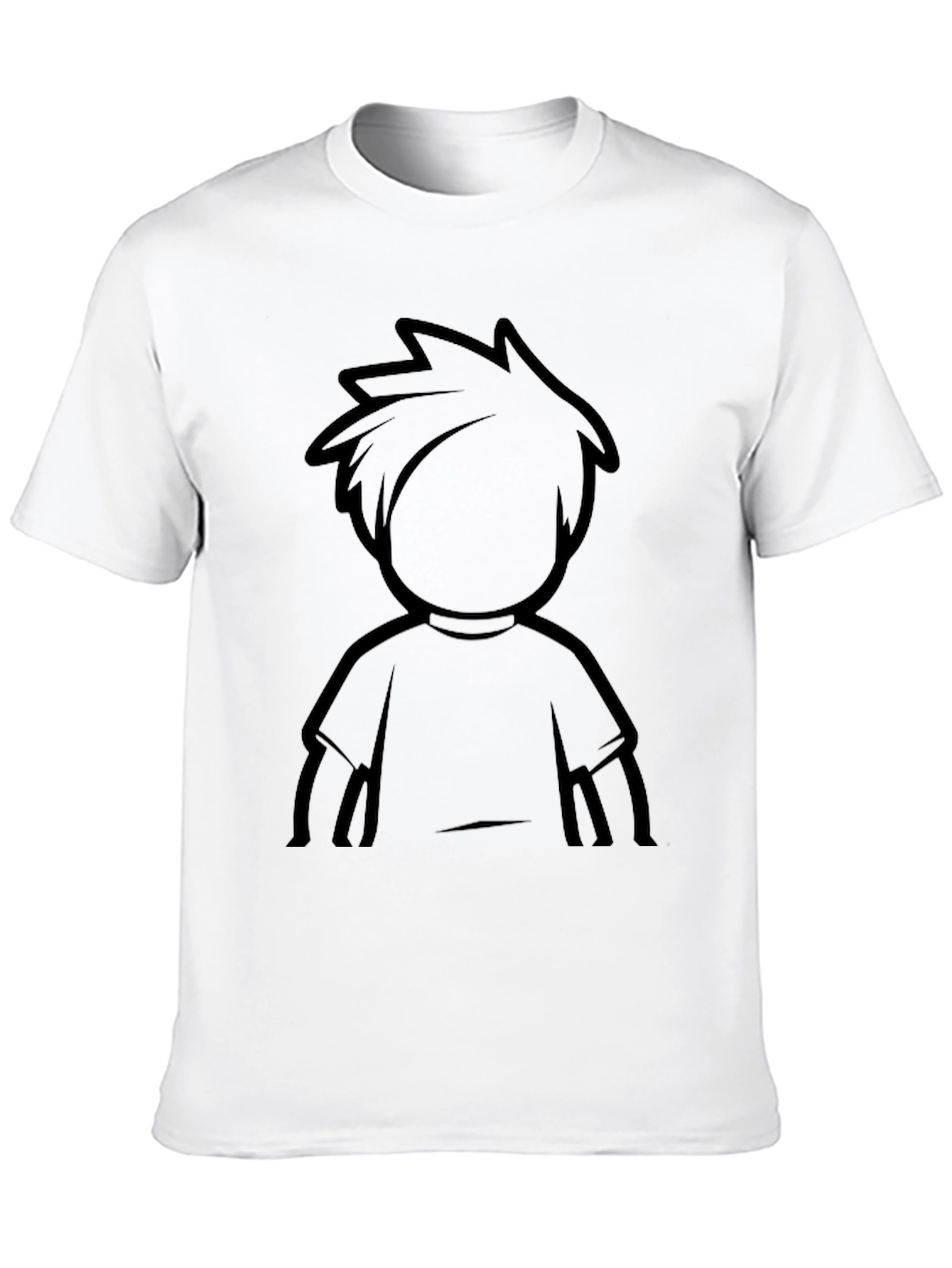 Silhouette Graphic Tee - Unisex Black T-Shirt