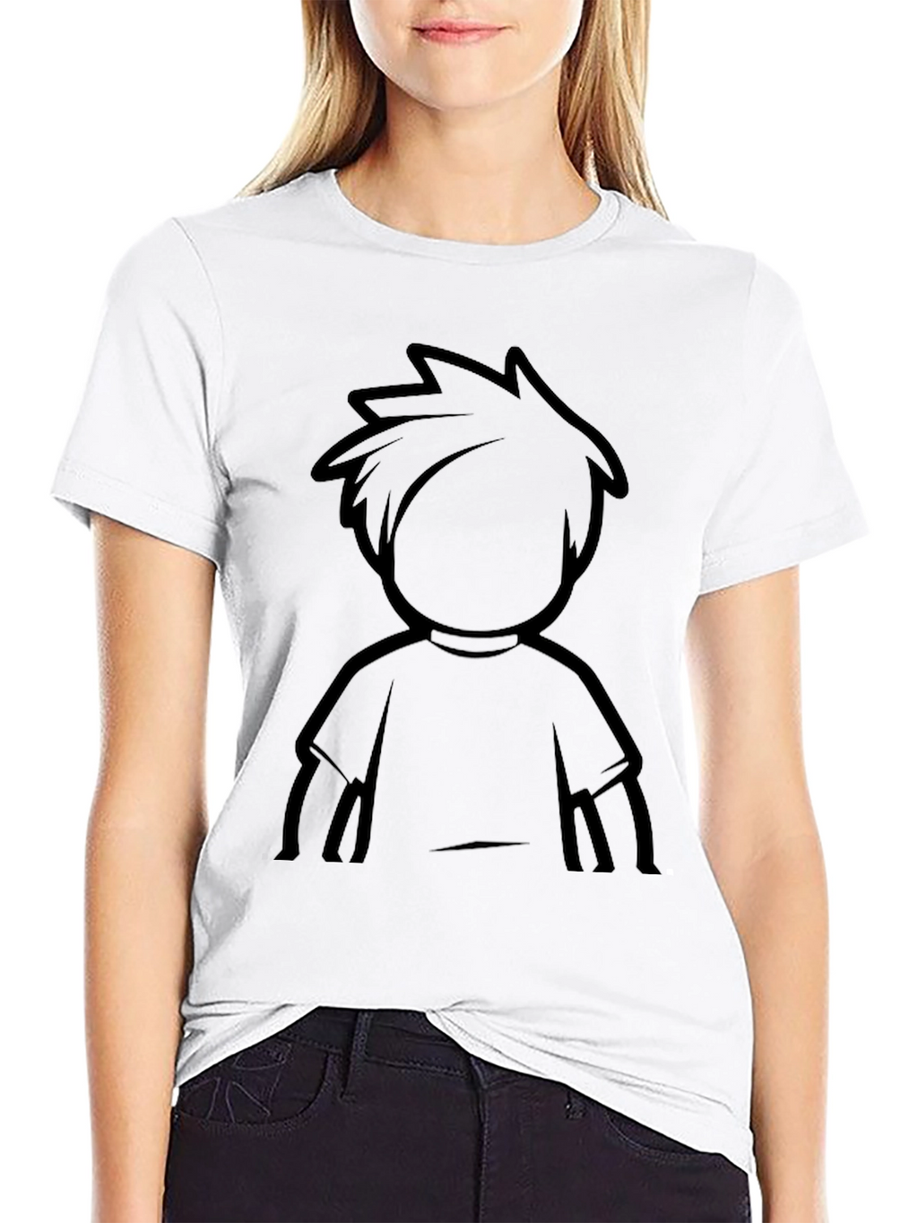 Silhouette Graphic Tee - Unisex Black T-Shirt