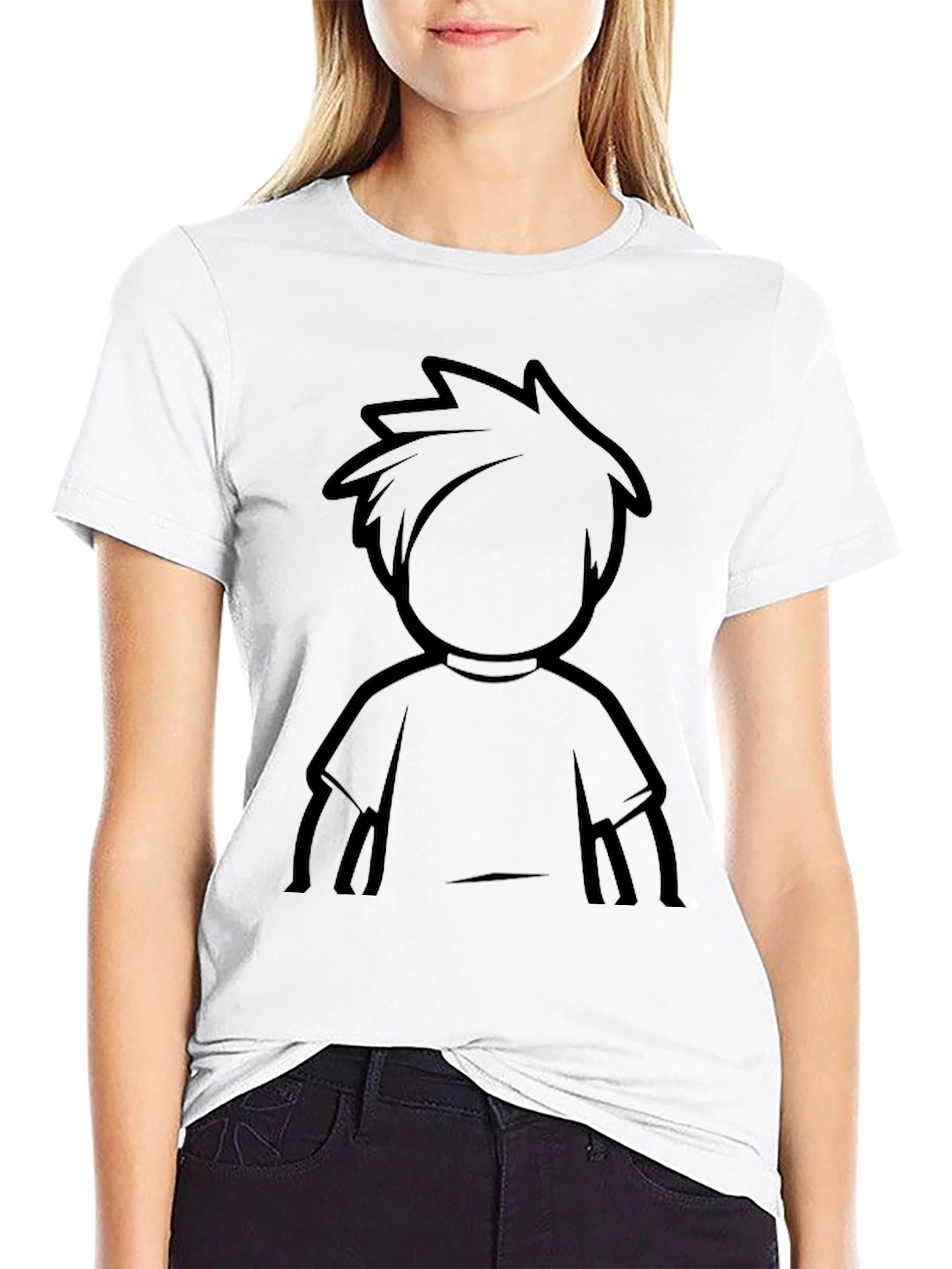 Silhouette Graphic Tee - Unisex Black T-Shirt
