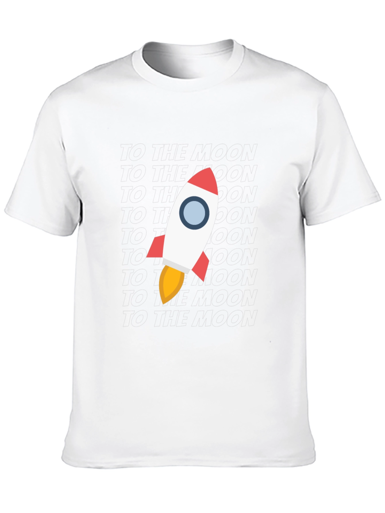 To the Moon Rocket T-Shirt - Crypto Apparel