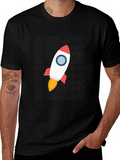 To the Moon Rocket T-Shirt - Crypto Apparel