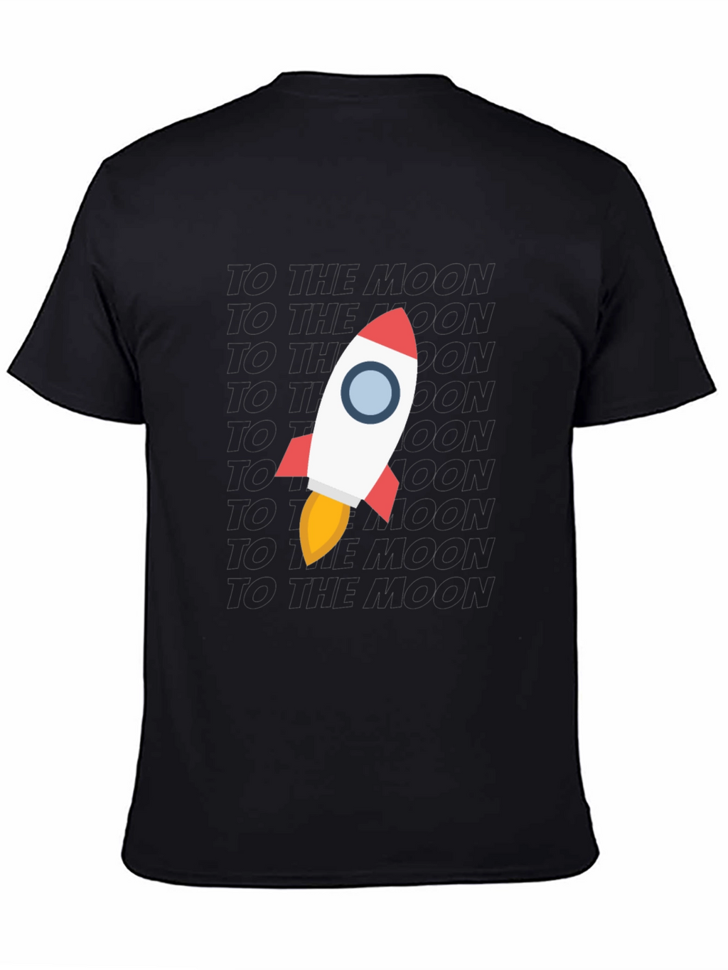 To the Moon Rocket T-Shirt - Crypto Apparel
