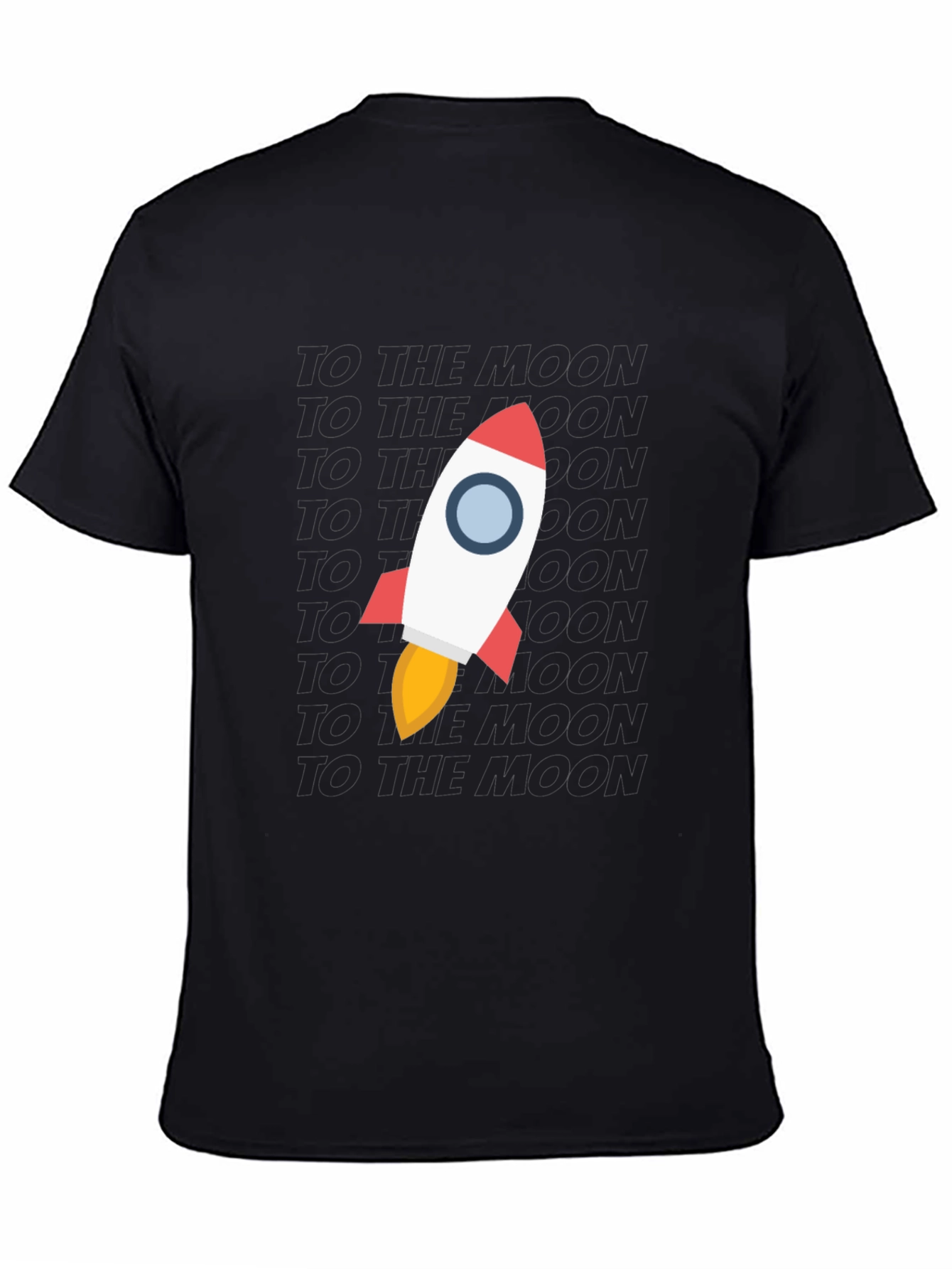 To the Moon Rocket T-Shirt - Crypto Apparel