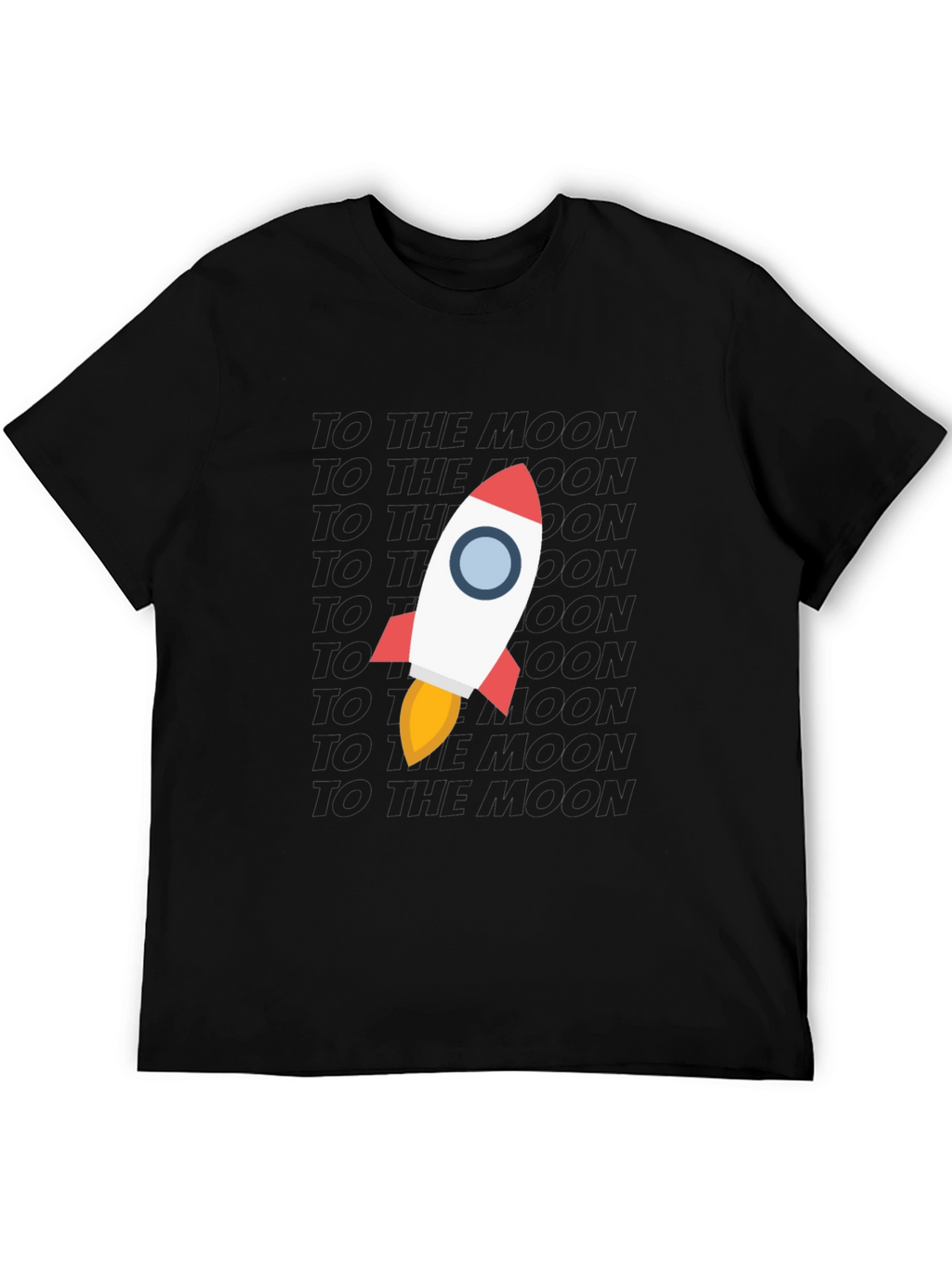To the Moon Rocket T-Shirt - Crypto Apparel