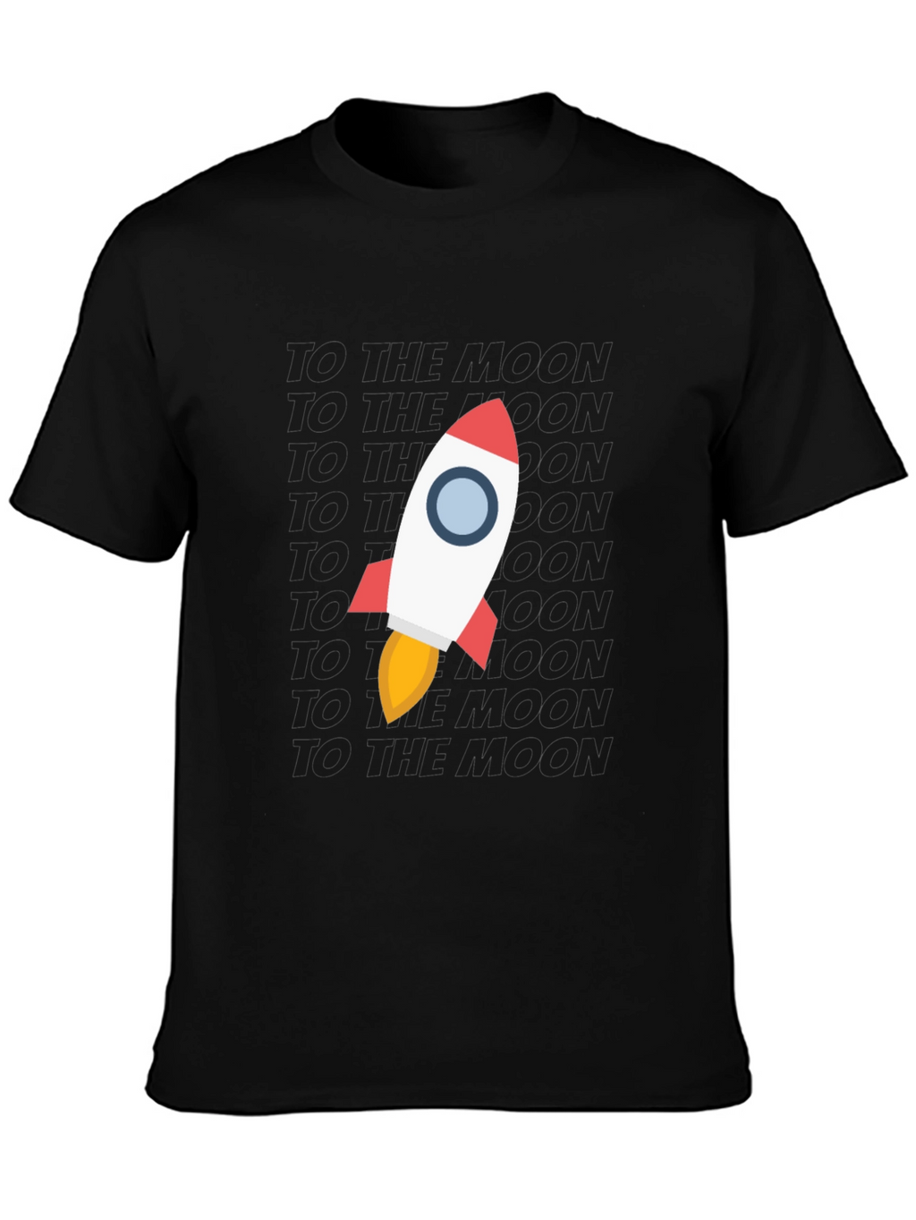 To the Moon Rocket T-Shirt - Crypto Apparel