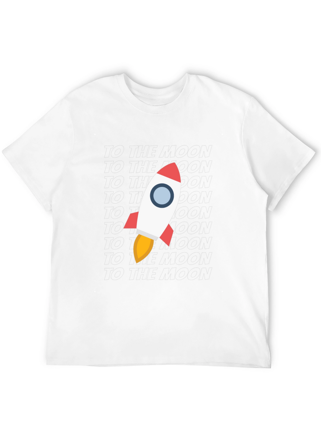 To the Moon Rocket T-Shirt - Crypto Apparel