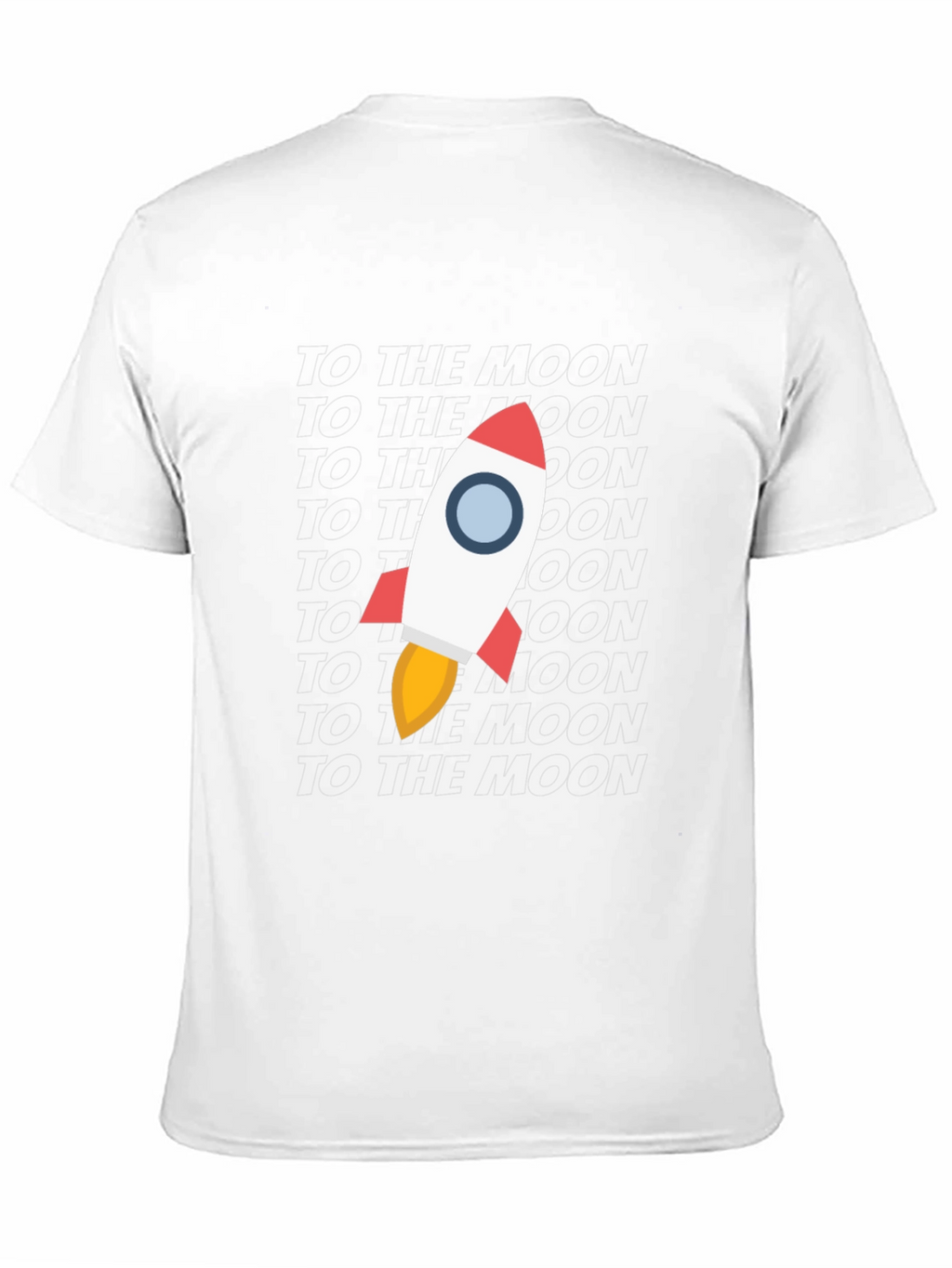 To the Moon Rocket T-Shirt - Crypto Apparel