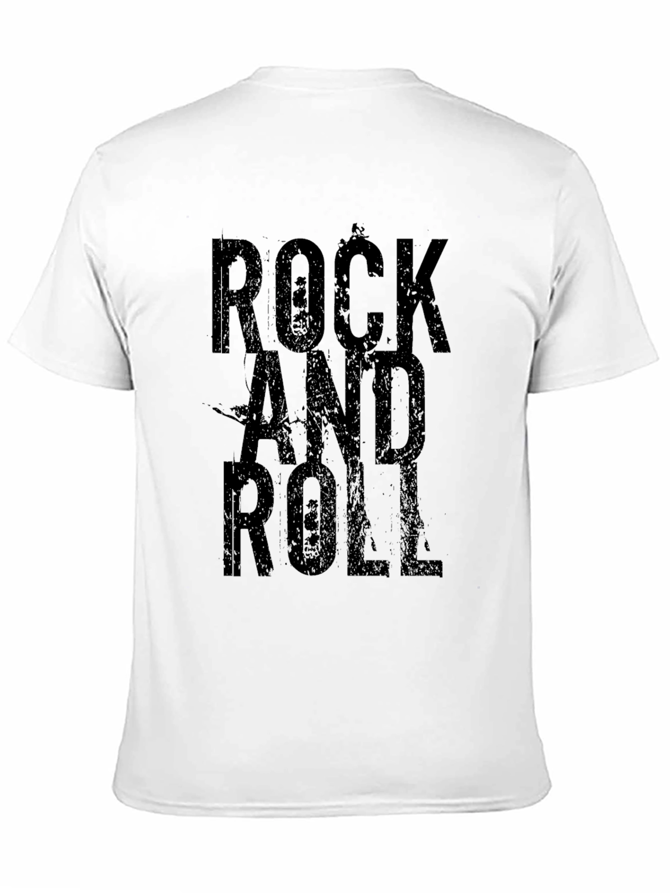 Rock and Roll Black Graphic Tee