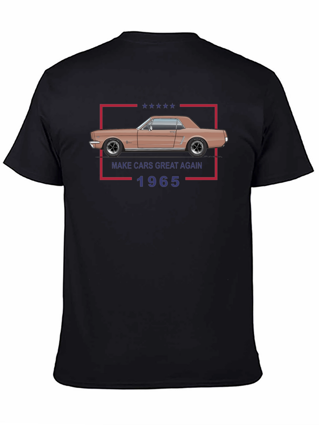 Classic 1965 Car T-Shirt - Make Cars Great Again