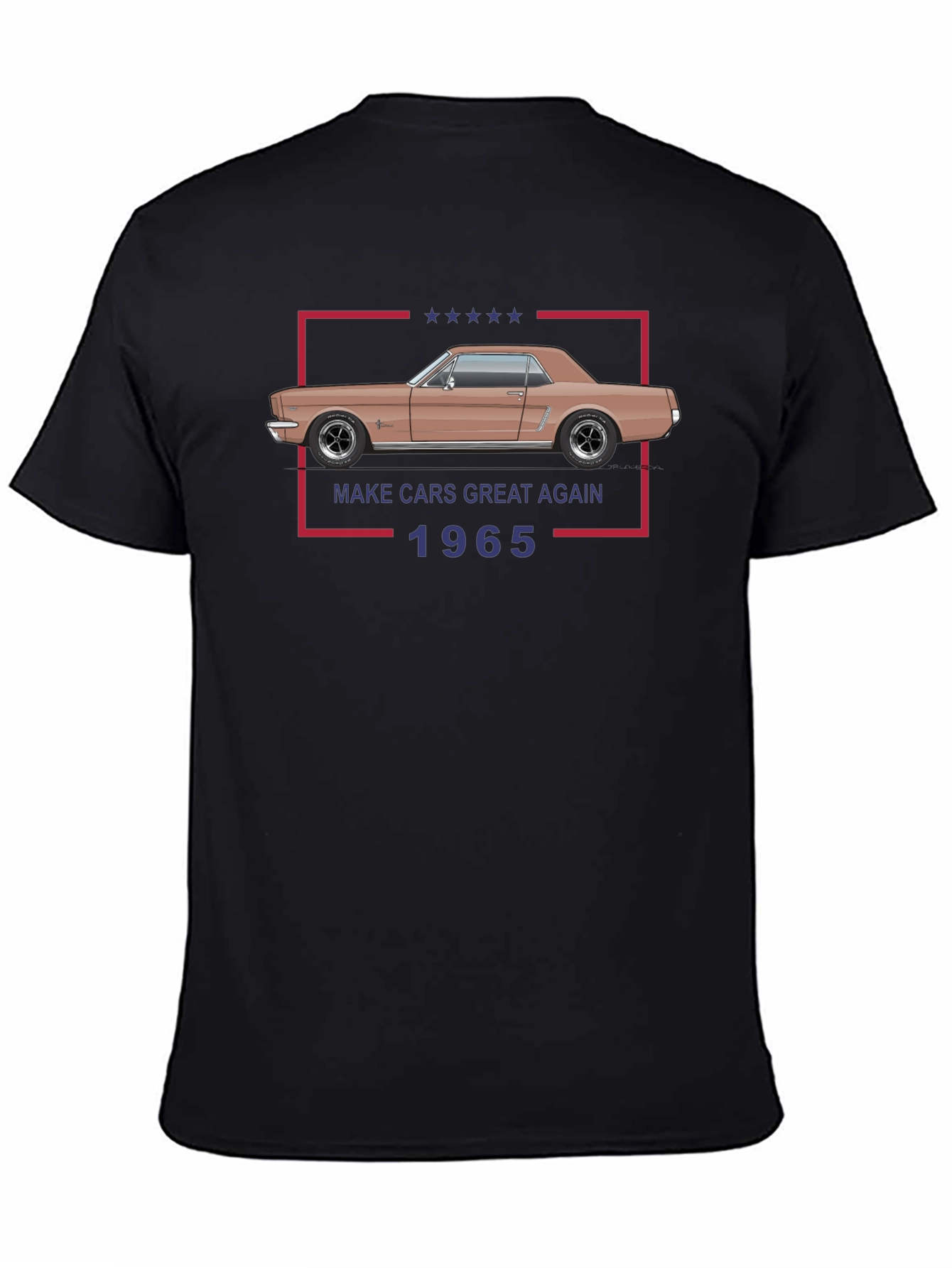 Classic 1965 Car T-Shirt - Make Cars Great Again