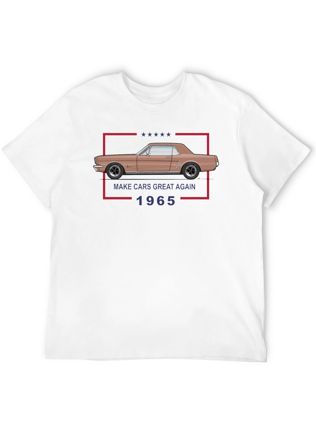 Classic 1965 Car T-Shirt - Make Cars Great Again