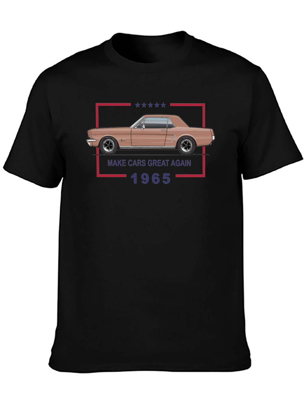 Classic 1965 Car T-Shirt - Make Cars Great Again