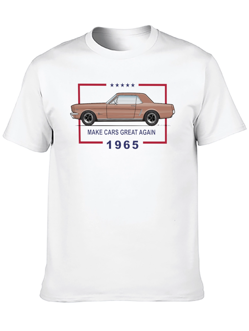 Classic 1965 Car T-Shirt - Make Cars Great Again