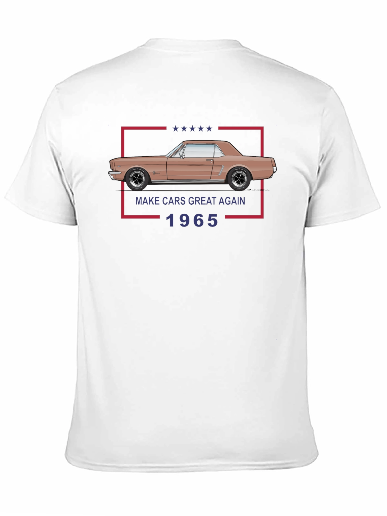 Classic 1965 Car T-Shirt - Make Cars Great Again
