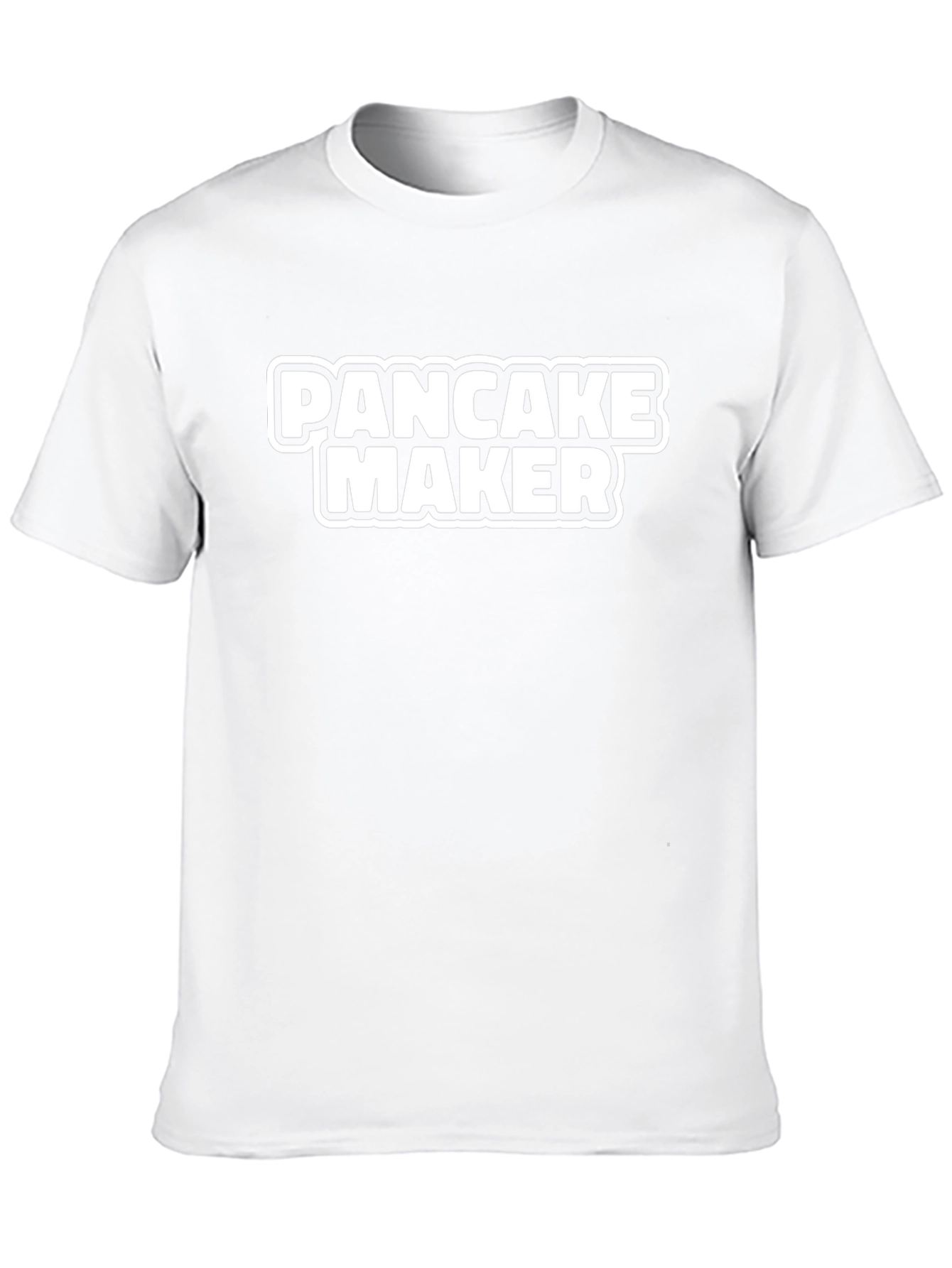 Pancake Maker T-Shirt - Black Cotton Graphic Tee