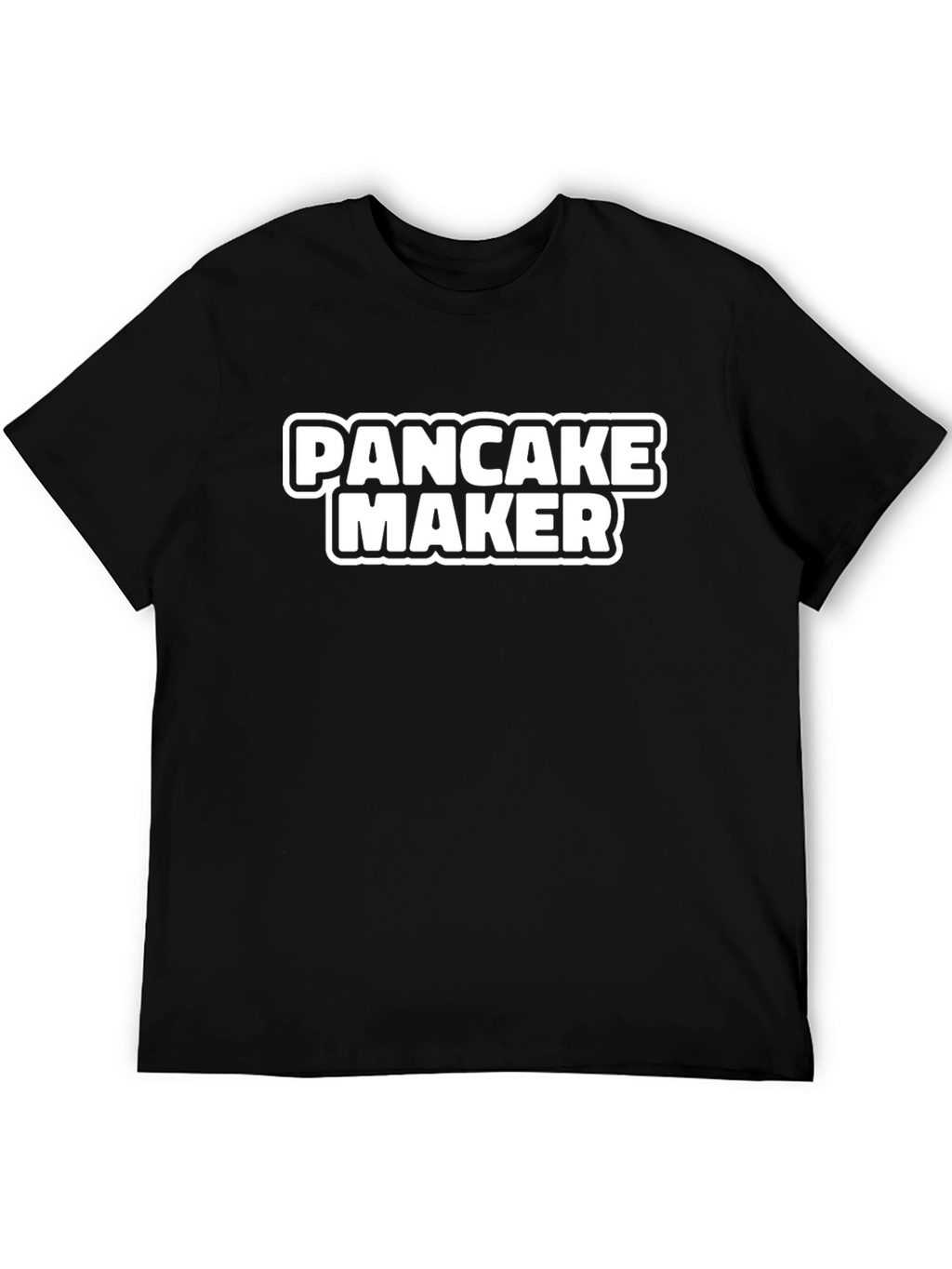 Pancake Maker T-Shirt - Black Cotton Graphic Tee