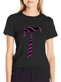 Striped Party Hat Graphic Tee