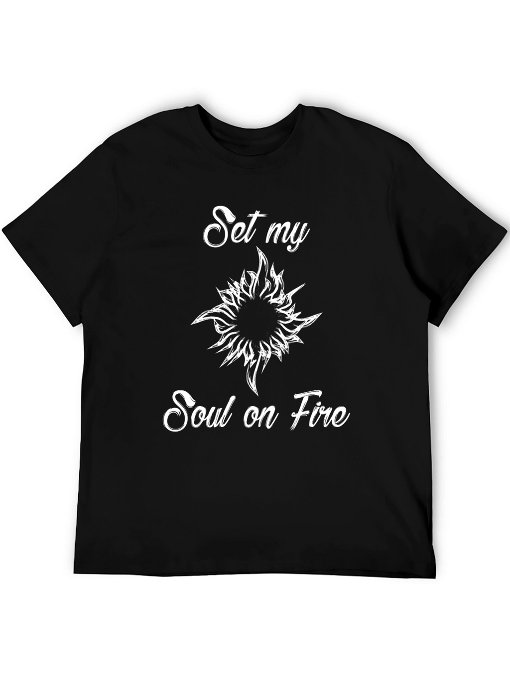 Set My Soul on Fire Black Graphic Tee