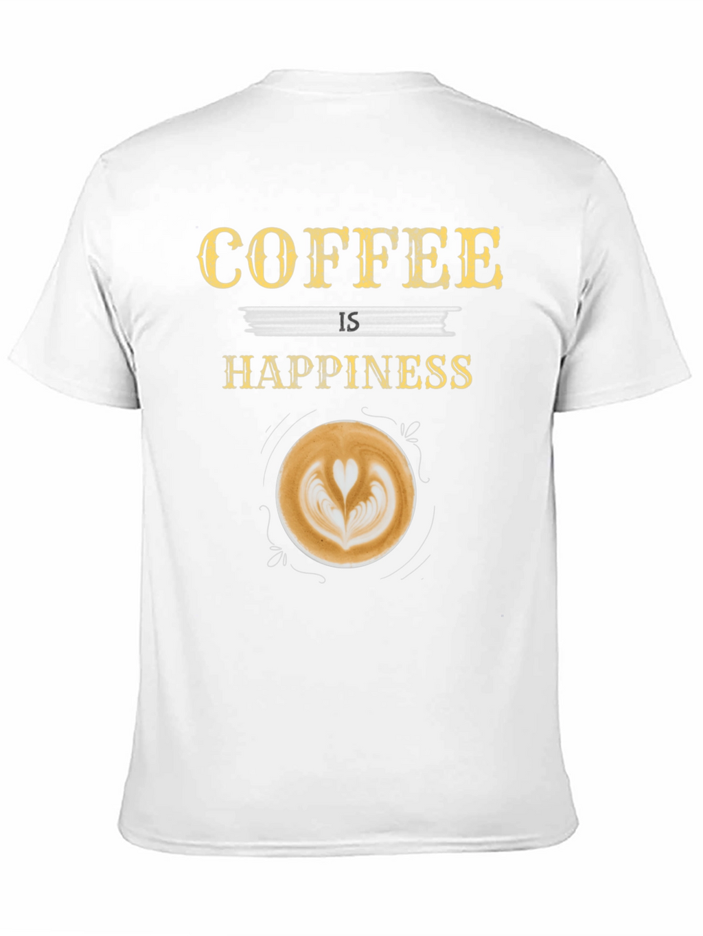 Coffee is Happiness Graphic T-Shirt