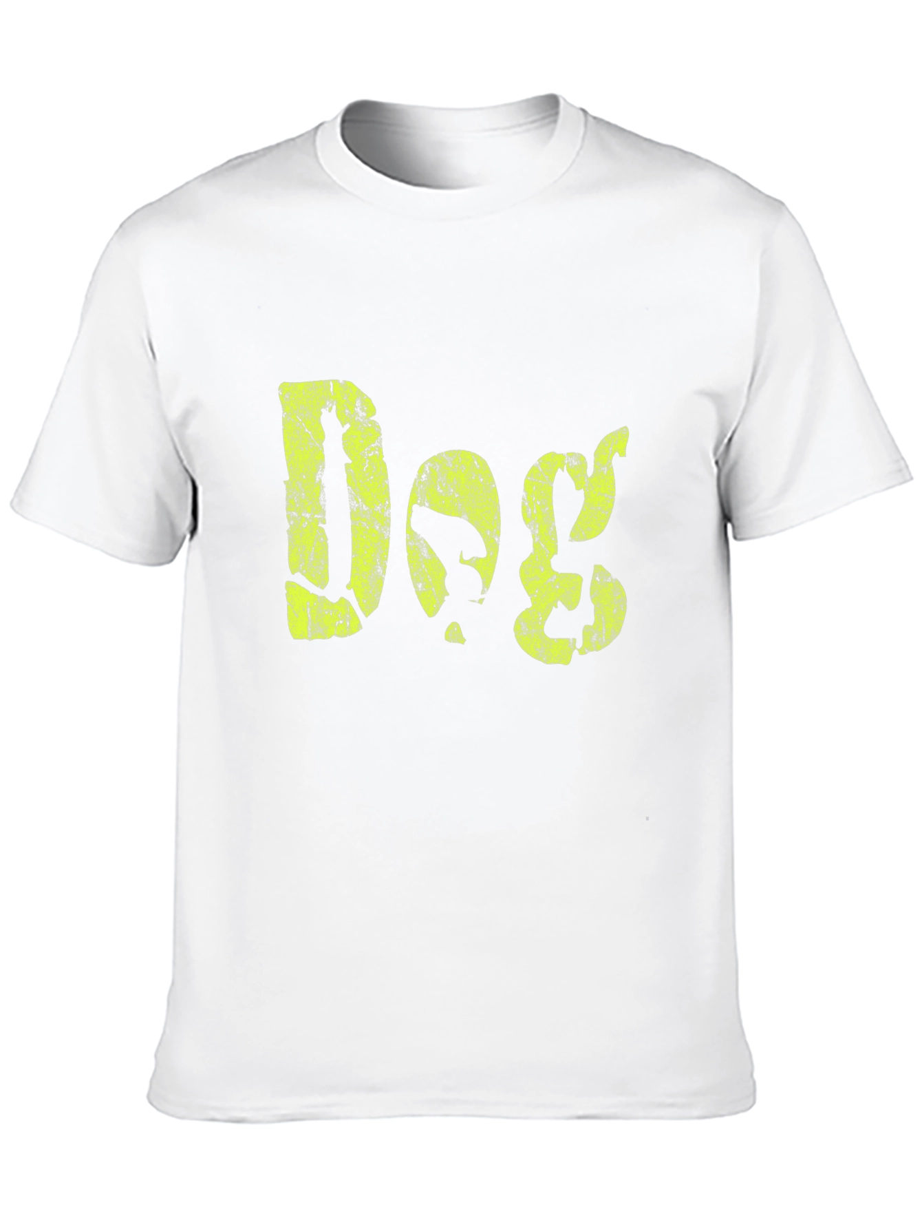 Dog Graphic Print Tee - Casual Style