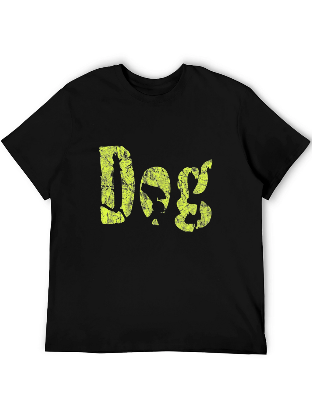 Dog Graphic Print Tee - Casual Style