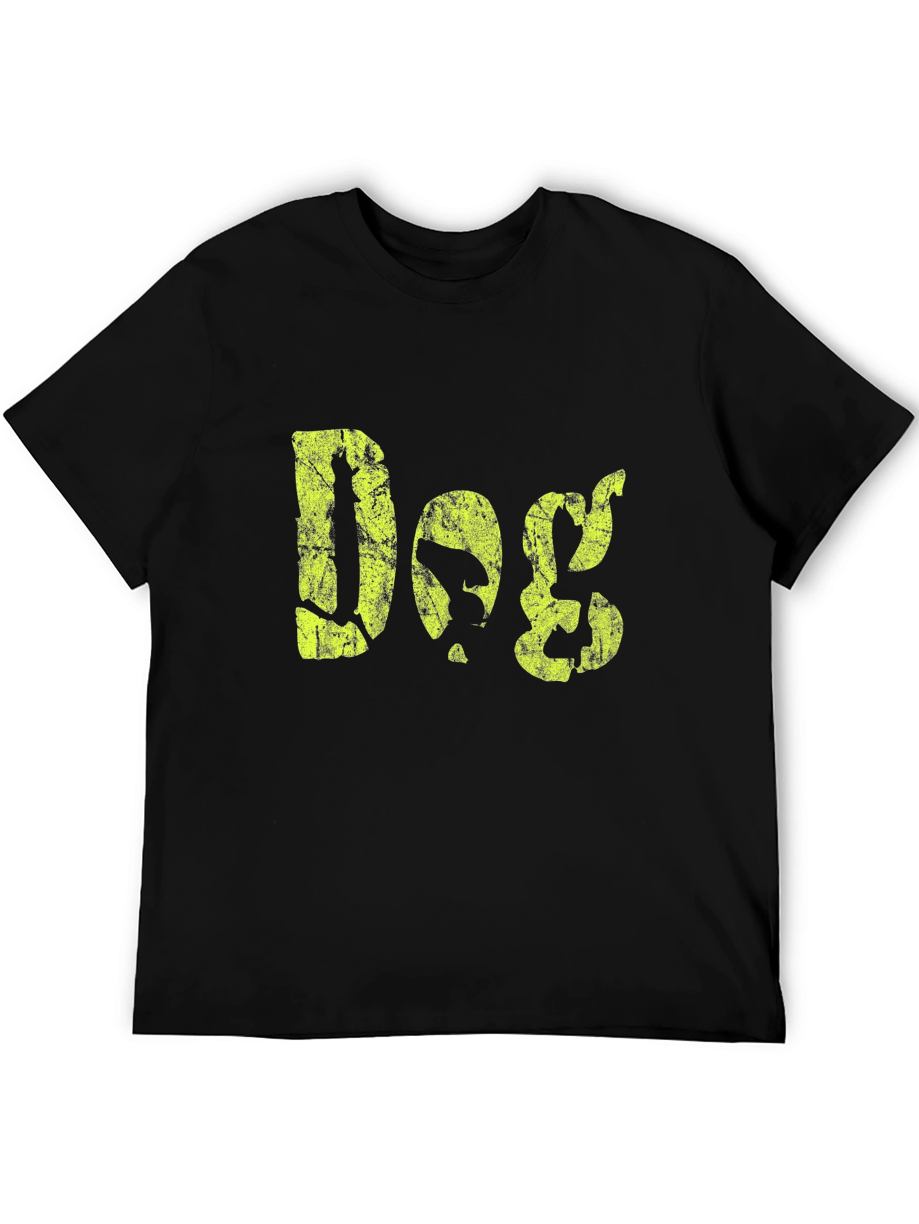 Dog Graphic Print Tee - Casual Style