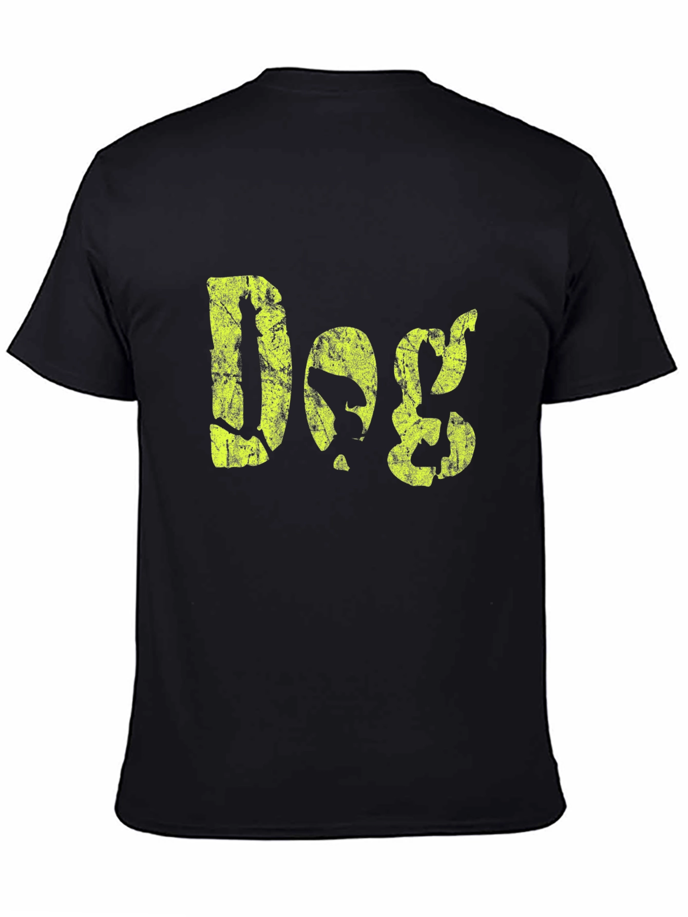 Dog Graphic Print Tee - Casual Style