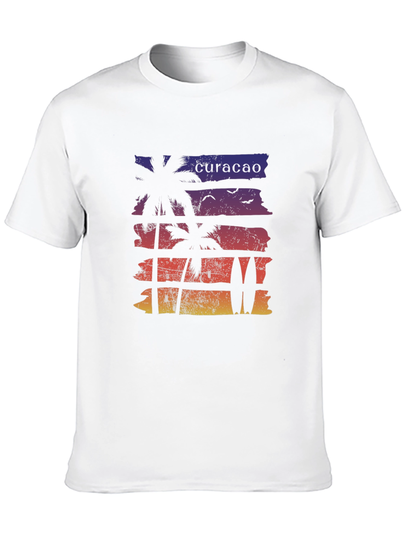 Curacao Sunset Graphic Tee