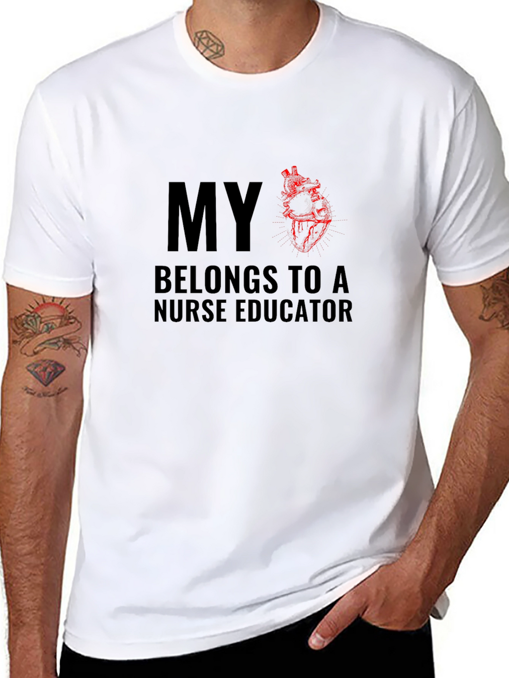 Nurse Educator Heart T-Shirt