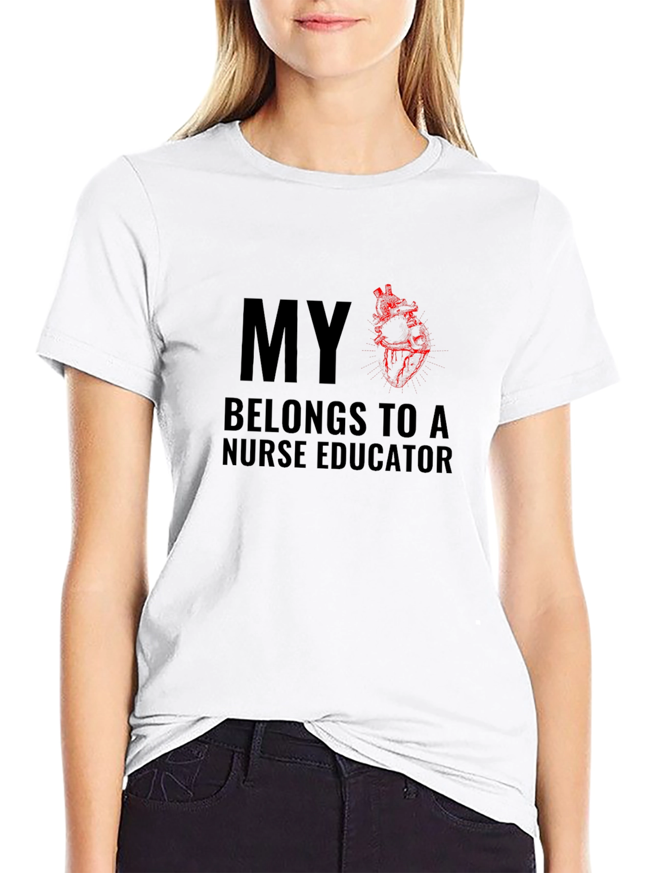 Nurse Educator Heart T-Shirt