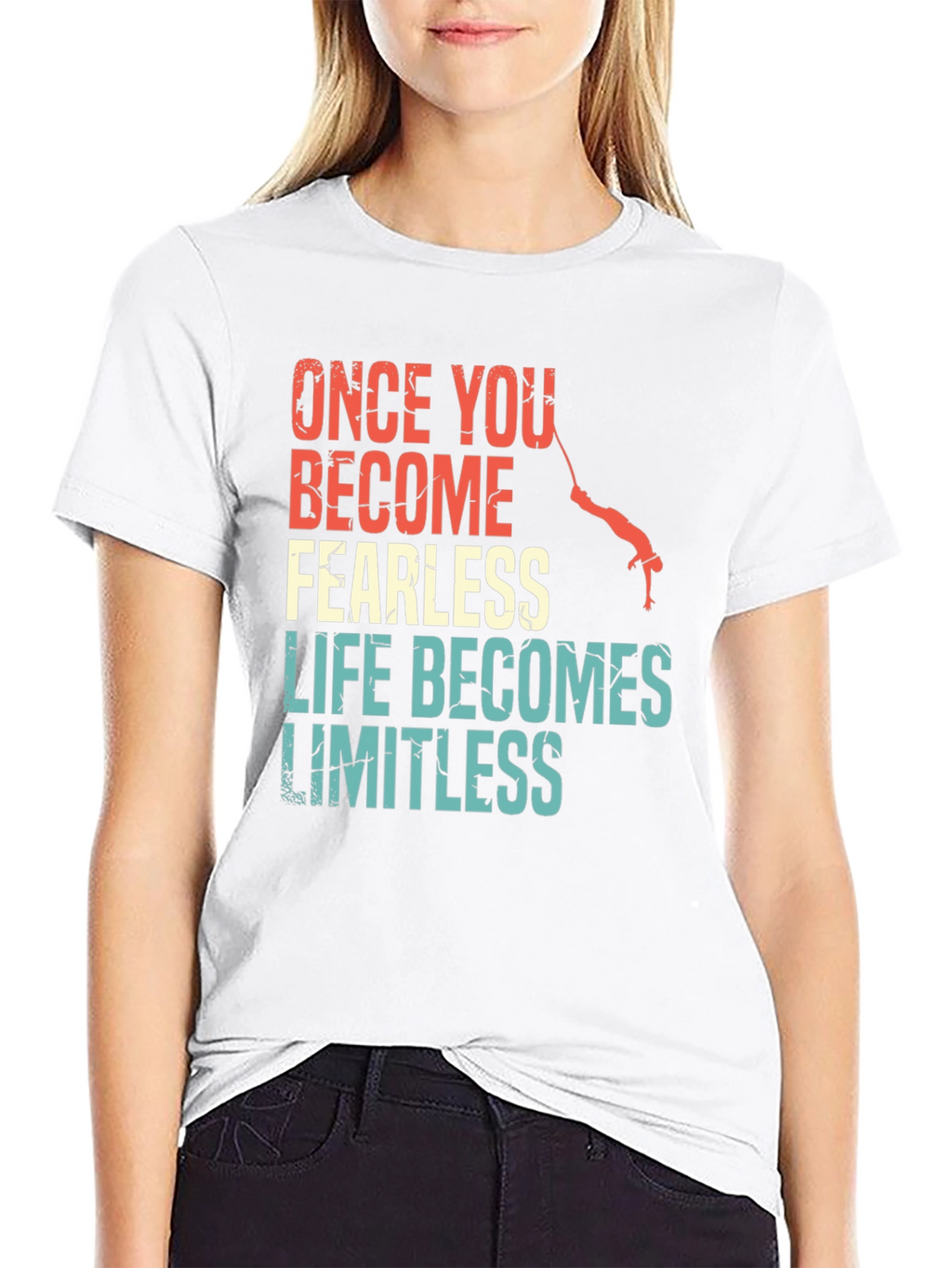 Fearless Limitless Black Graphic Tee