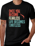 Fearless Limitless Black Graphic Tee