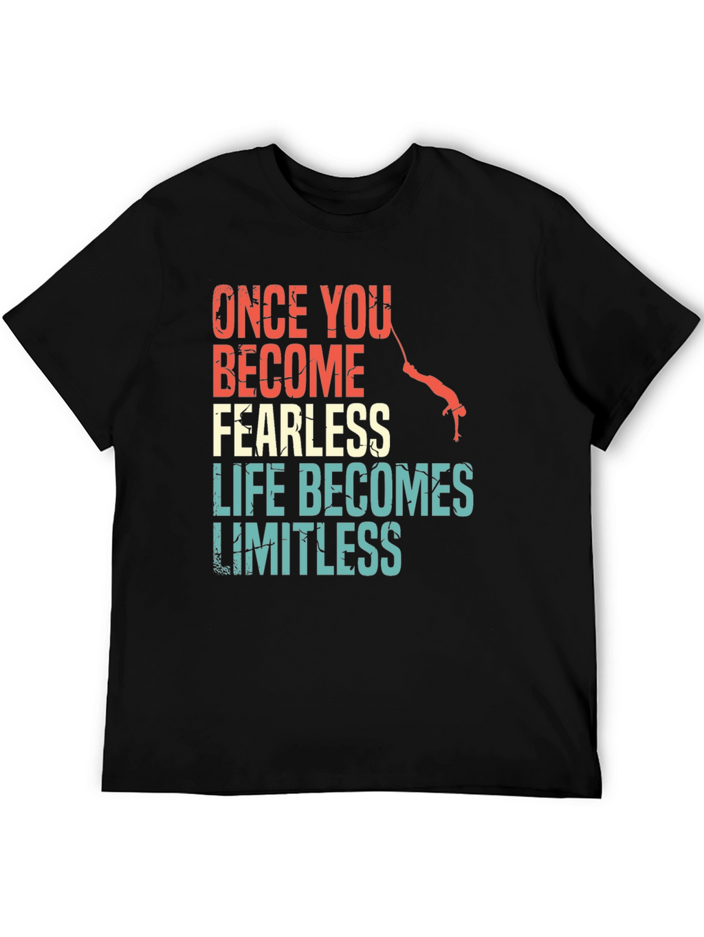 Fearless Limitless Black Graphic Tee