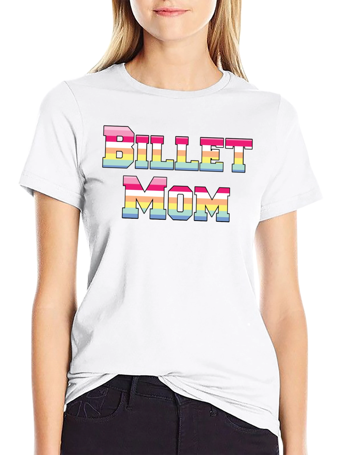 Billet Mom Rainbow Pride T-Shirt