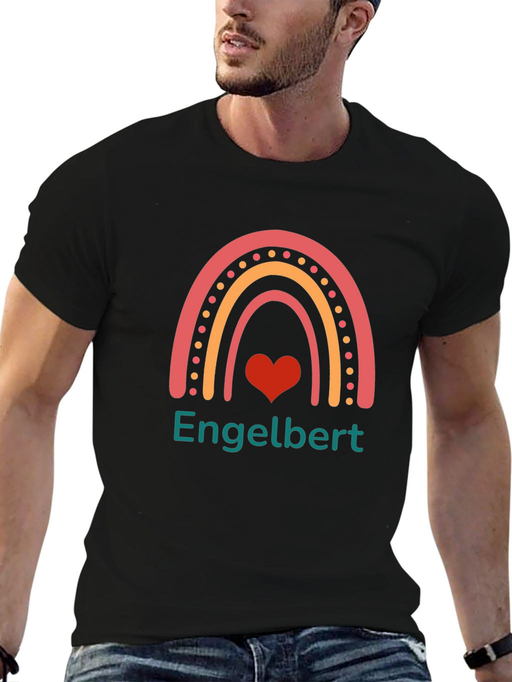 Rainbow Name Personalized T-Shirt