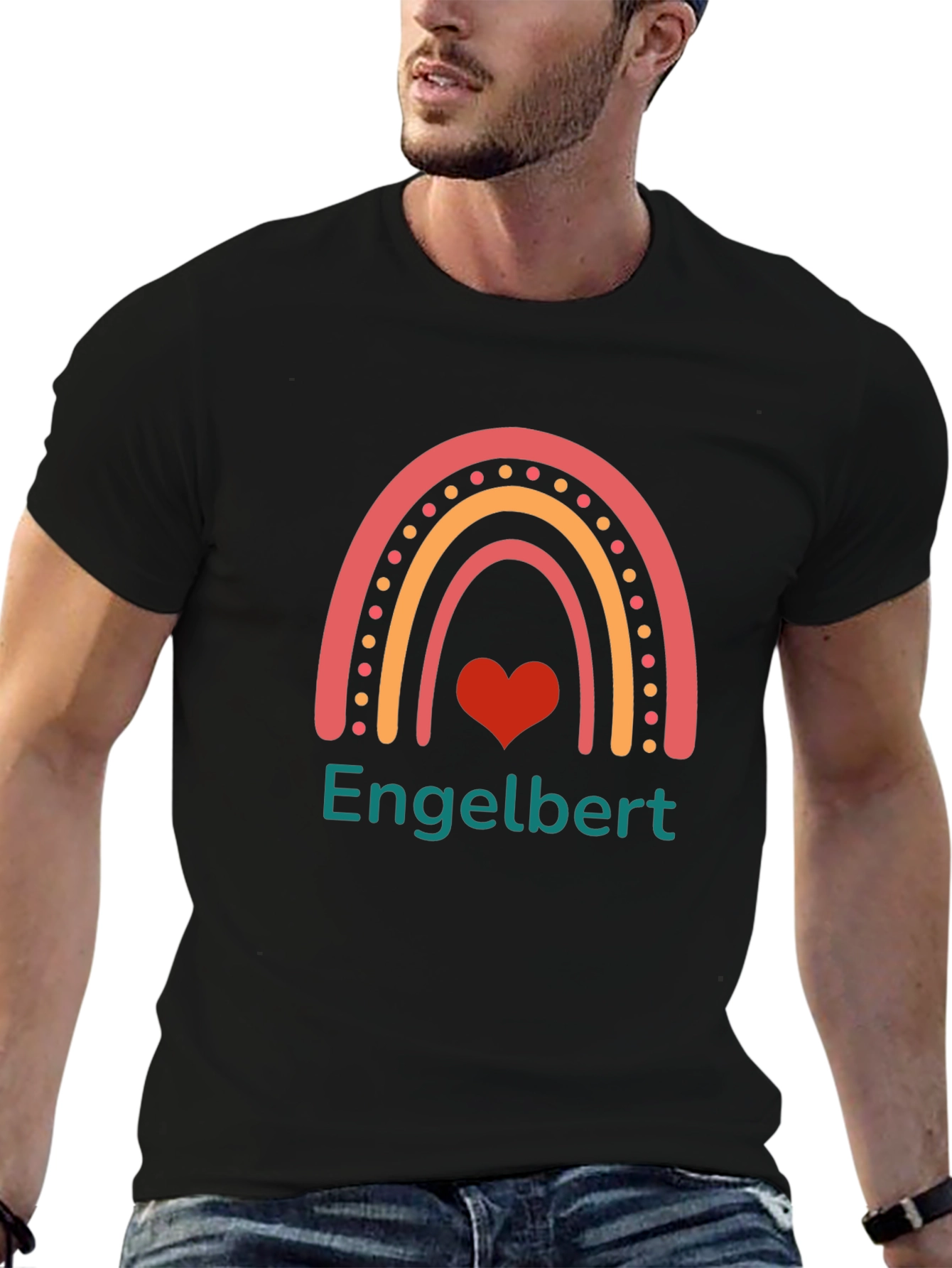 Rainbow Name Personalized T-Shirt