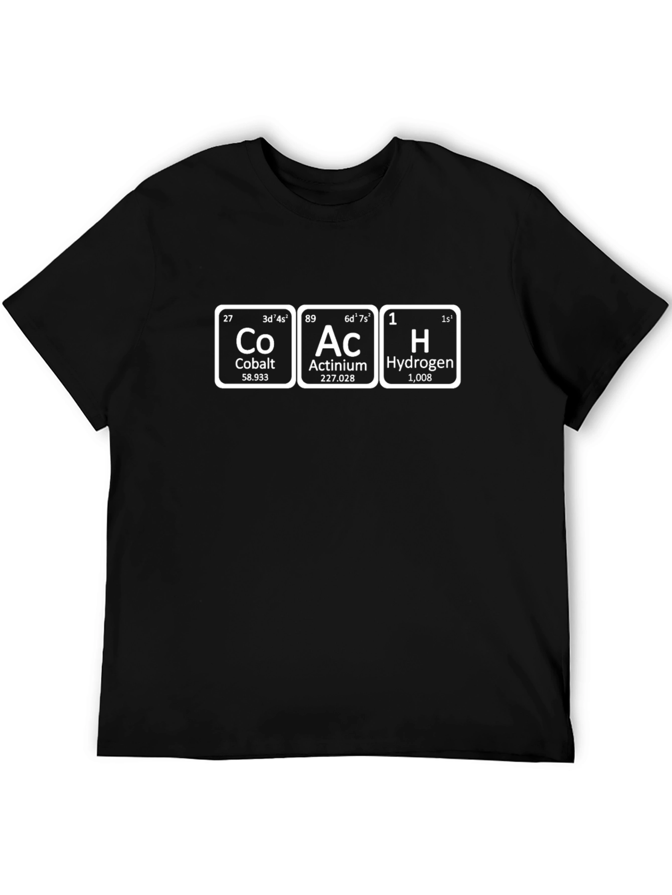 Funny Chemistry Coach Periodic Table T-Shirt