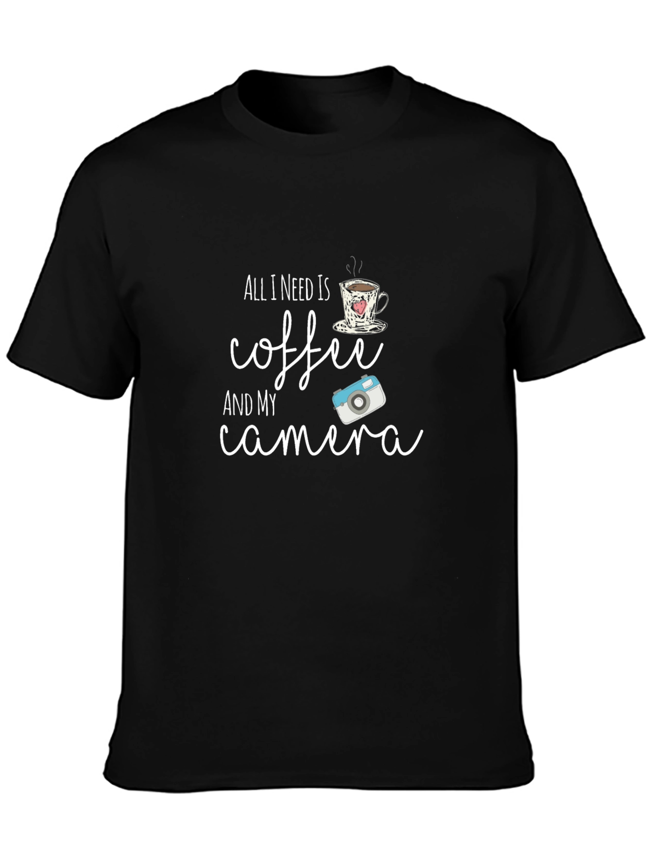 Coffee & Camera T-Shirt - Hobbyist Tee