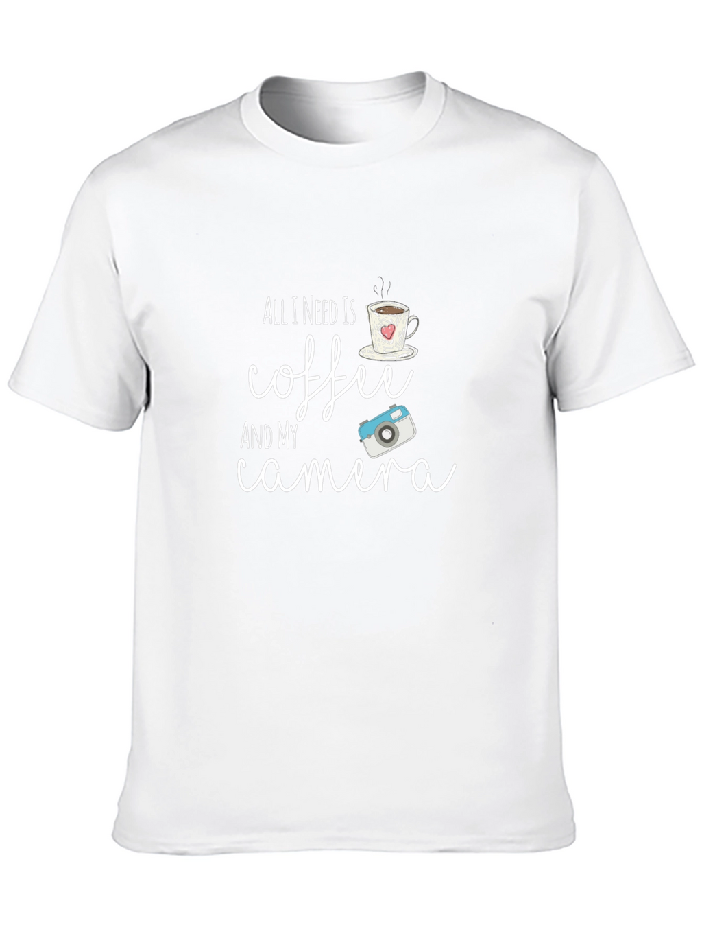 Coffee & Camera T-Shirt - Hobbyist Tee