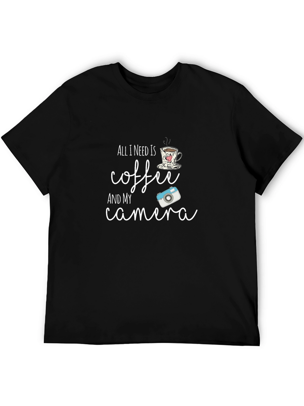 Coffee & Camera T-Shirt - Hobbyist Tee