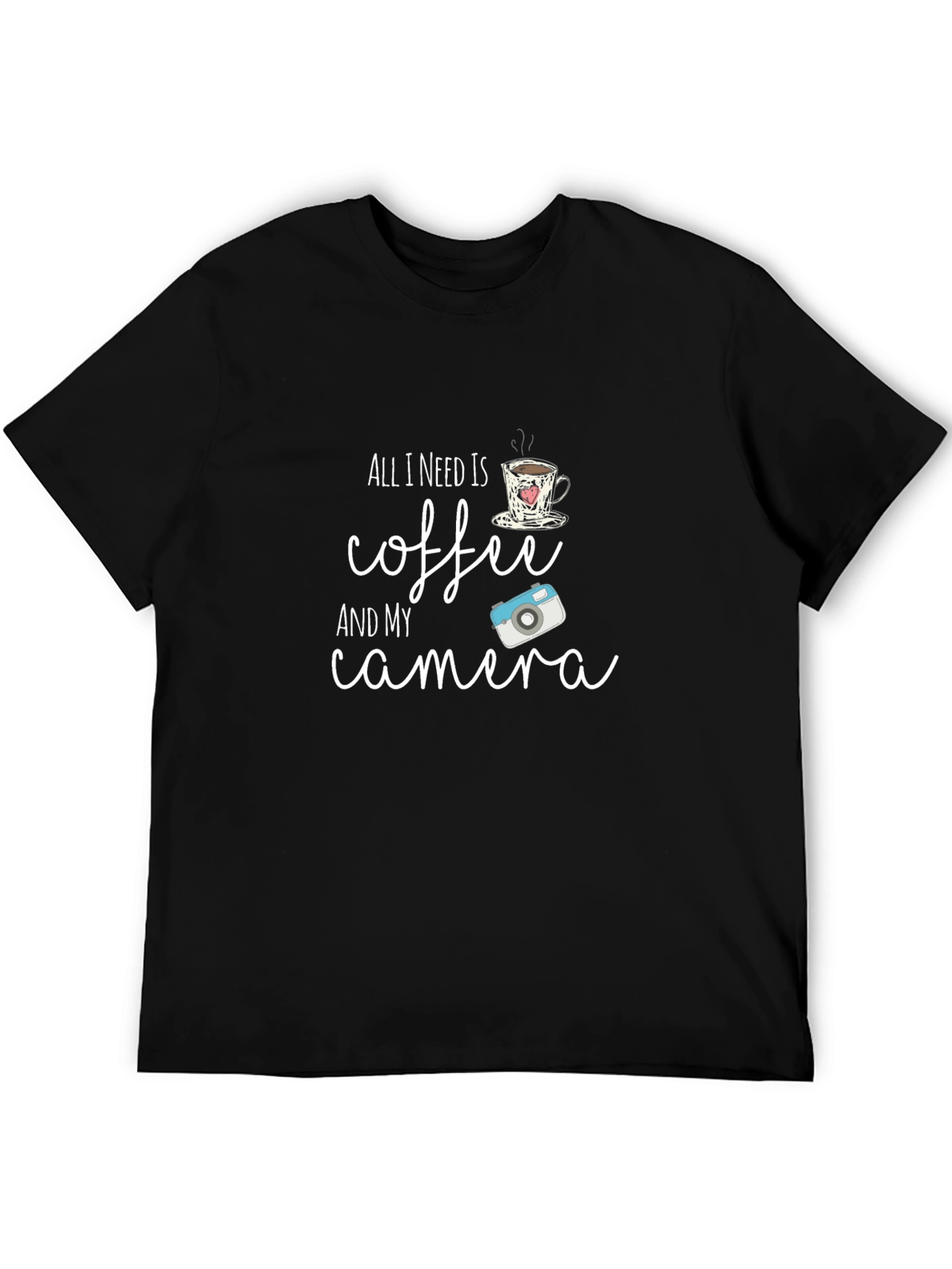 Coffee & Camera T-Shirt - Hobbyist Tee