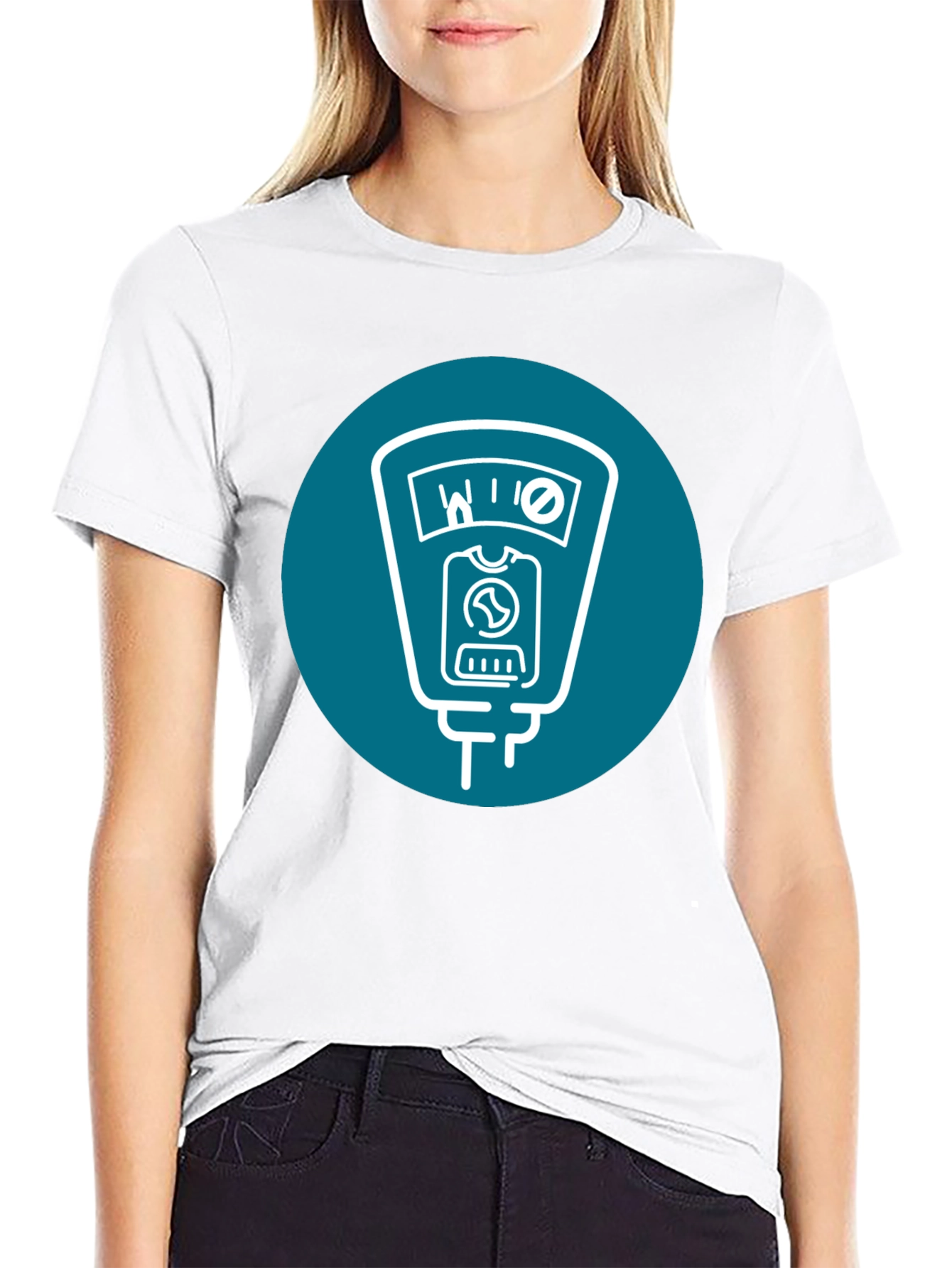 Retro Parking Meter Graphic T-Shirt