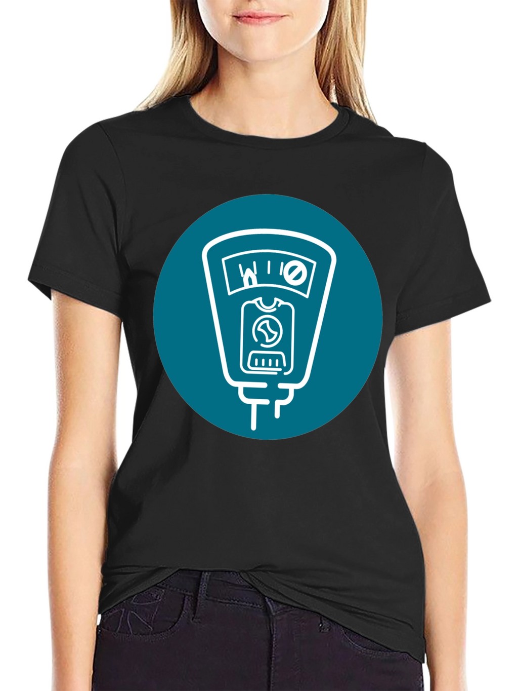 Retro Parking Meter Graphic T-Shirt