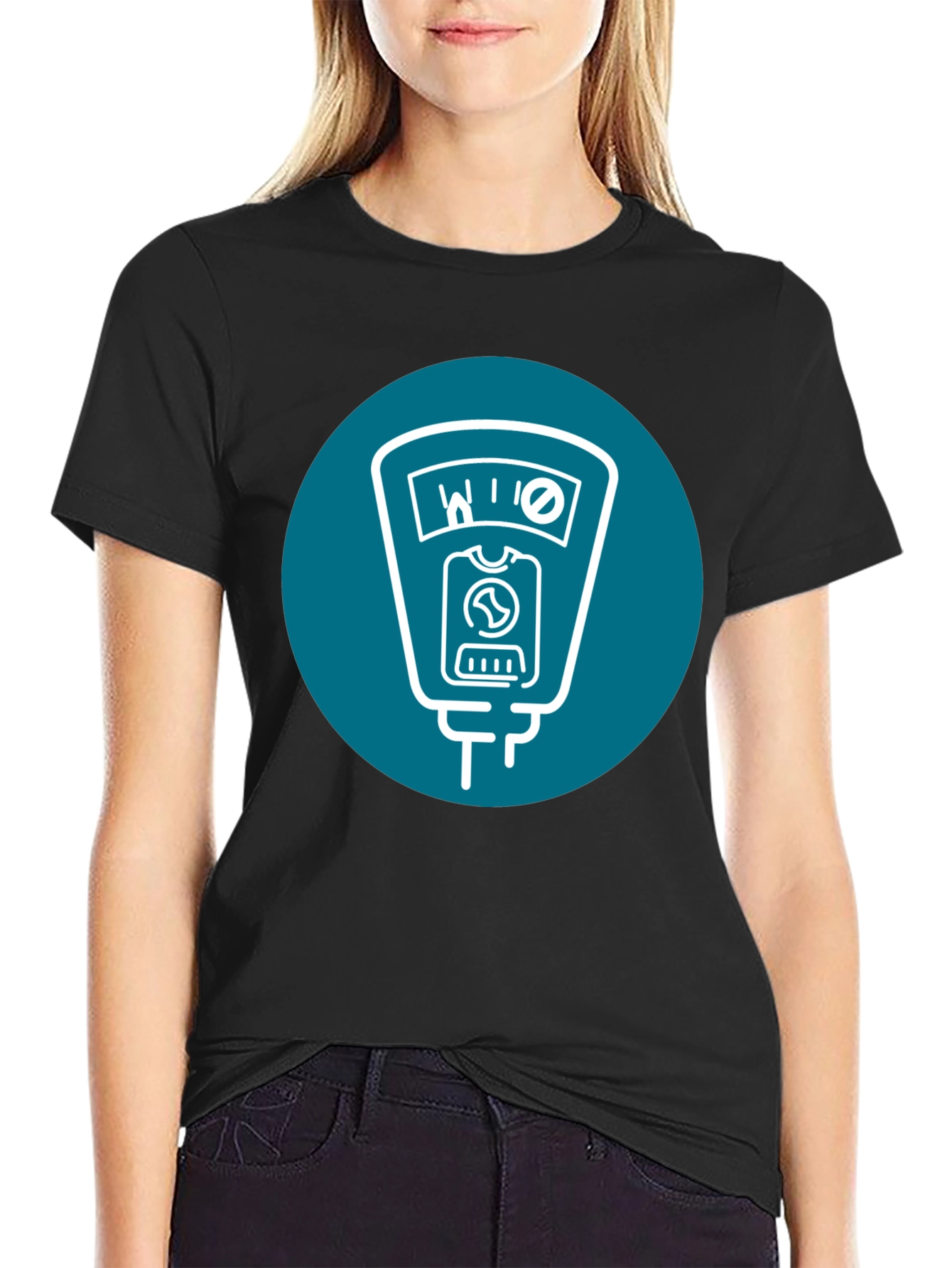 Retro Parking Meter Graphic T-Shirt