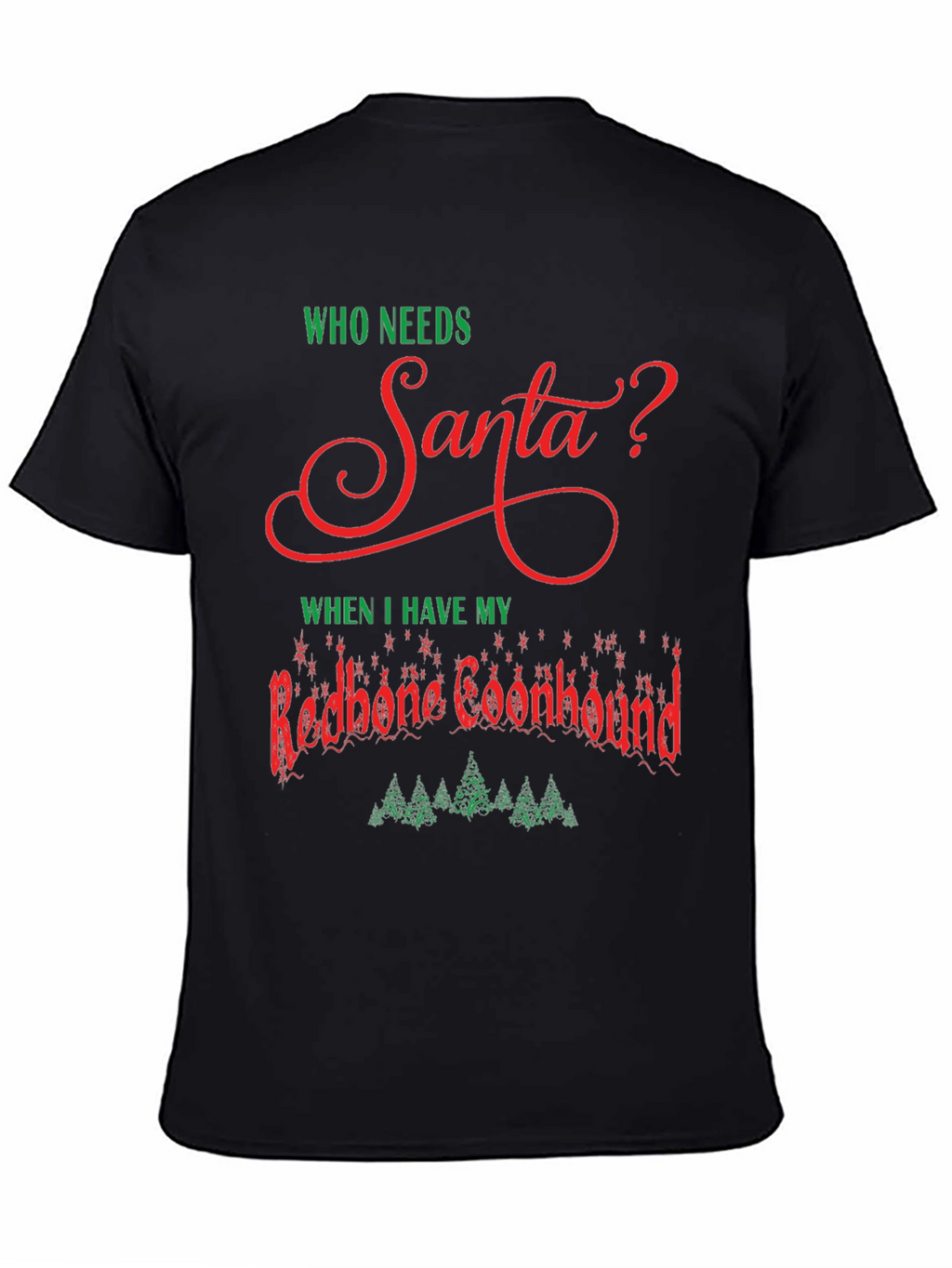 Redbone Coonhound Christmas T-Shirt