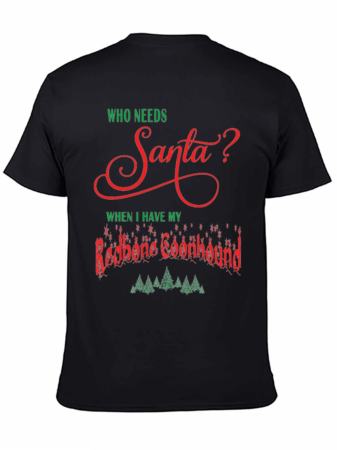 Redbone Coonhound Christmas T-Shirt